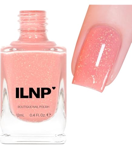 Amazon.com : ILNP Open Skies - Pastel Pink Shimmer Nail Polish