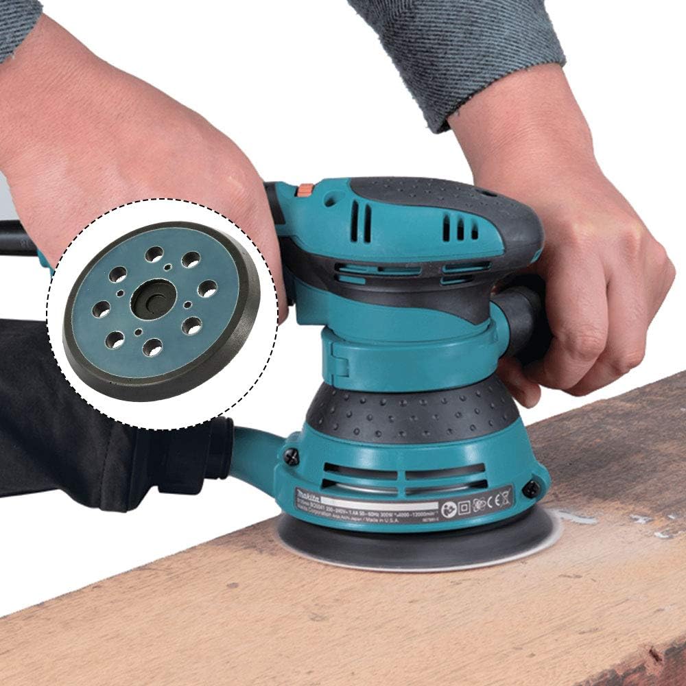 Round Hook and Loop Backing Pad, 125mm/5 inch Sanding Pads for High Speed Polishing,Buffing Random Orbital Sander - Image 4