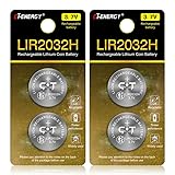 CT-ENERGY LIR2032 Rechargeable Batteries 3.7V with