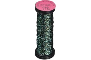 Kreinik No.4 Very Fine Metallic Craft Braid, 12-Yard, Peacock