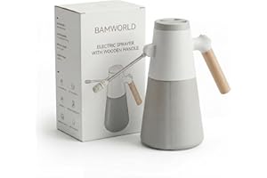 Bamworld Electric Sprayer with 180° Adjustable Long Nozzle 2 Spray Modes Battery Powered Sprayer for Indoor Outdoor Plants Ga