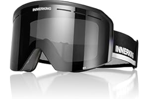 Innerking Ski/Snowboard Goggles OTG for Men Women & Youth - Over Glasses Snow Sports Goggles Anti Fog 100% UV400 Protection