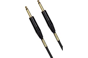 Mogami GOLD SPEAKER-06 Amplifier-to-Cabinet Speaker Cable, 1/4" TS Male Plugs, Gold Contacts, Straight Connectors, 6 Foot