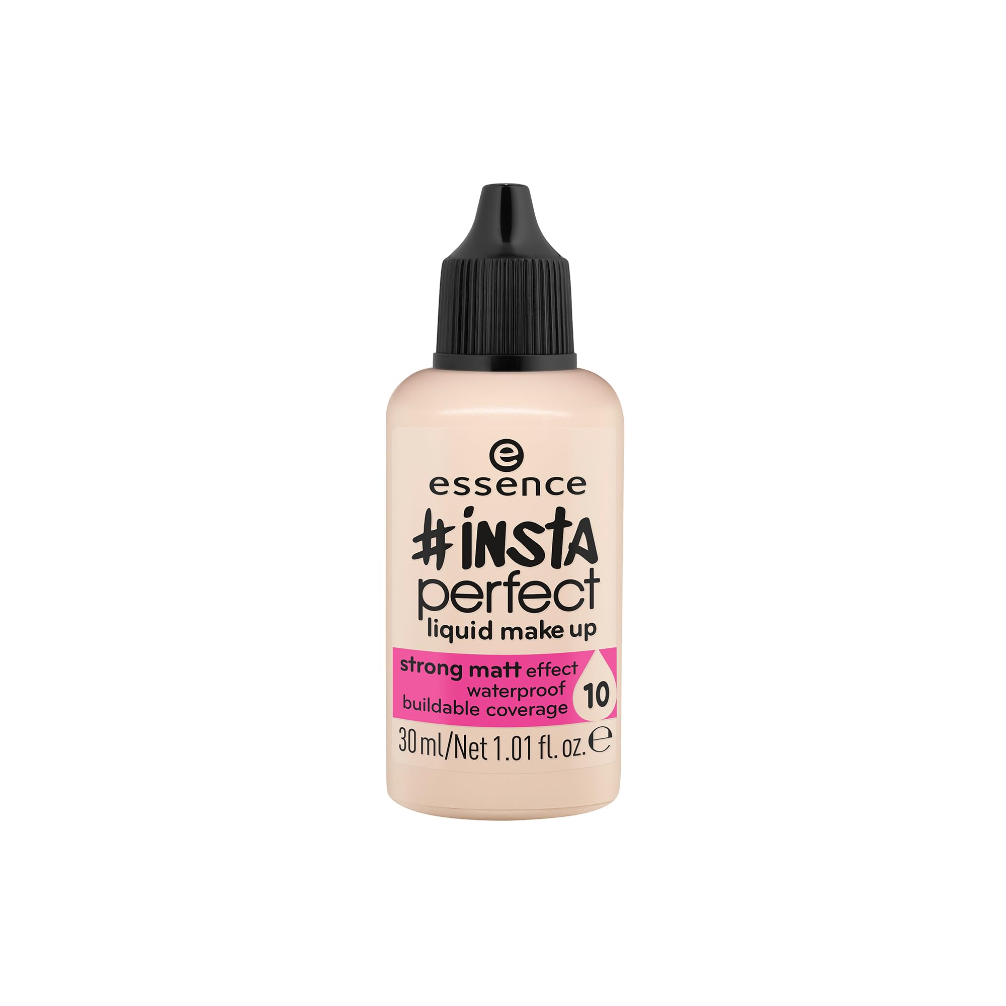 essence cosmetics insta perfect liquid make up matt effect foundation Waterproof 30ml (10 cool porcelain)
