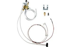 100112330 9007876 9007877 Water Heater Pilot Assembly for 300 301 Series, Natural Gas Thermopile Assembly Compatible with Rel