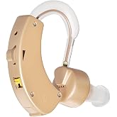 Jeohu Hearing Aids BTE Behind the Ear,Hearing Amplifier for Seniors,Mini Size Sound Enhancer for Mild to Moderate Deafness(Pack of 1)