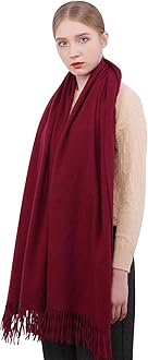 RIIQIICHYLadies Scarves Pashmina Shawls and Wraps for Women Wedding Scarfs for Women Winter