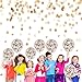 Happy Birthday Decorations, Yoart Happy Birthday Banner Birthday Balloons Birthday Party Decorations Set Kit Balloon for Birthday Decor (Rose Gold)