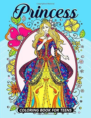 Princess Coloring Books for Teens: Coloring book for girls and kids ages 4-8, 8-12 Paperback – 5 Nov 2017