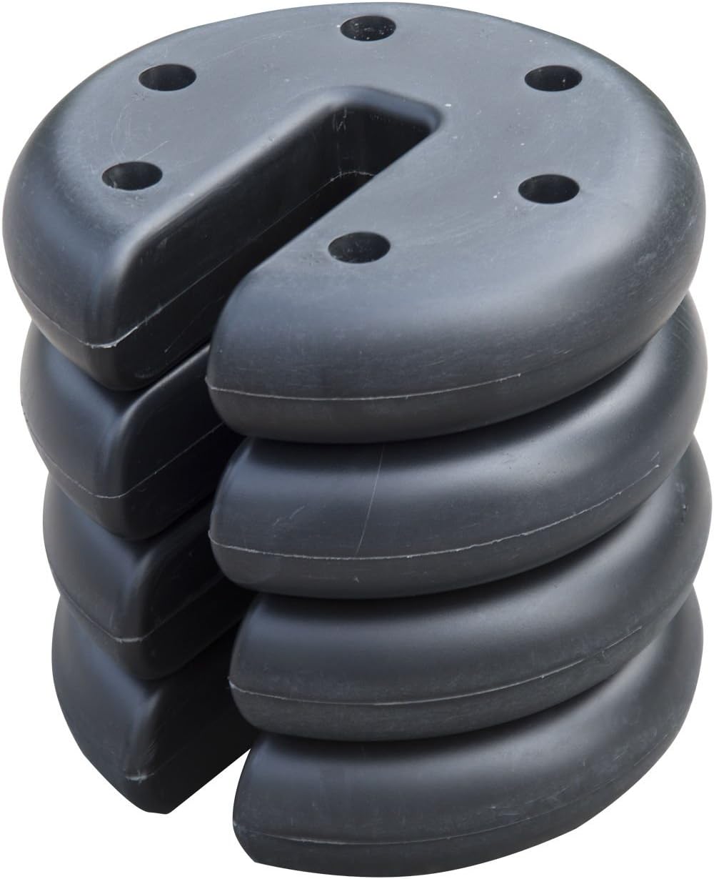 Outsunny Pop up Canopy Tent Weights Set of 4 PCs, Leg Weights for Marquee Party Tent Outdoor Canopy, Total 8.8KG