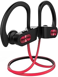 Mpow Flame Bluetooth Headphones Waterproof IPX7, Wireless Earbuds Sport, Richer Bass HiFi Stereo in-Ear Earphones w/Mic, Case, 7-9 Hrs Playback Noise Cancelling Headsets (Comfy & Fast Pairing)