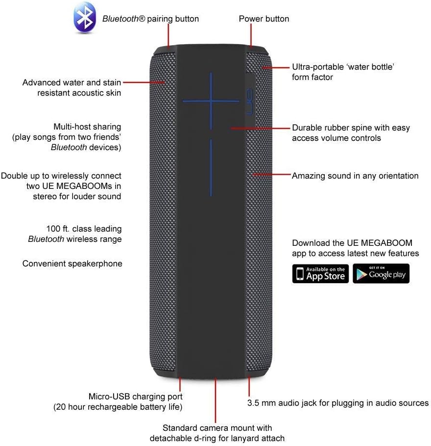 ultimate ears megaboom charcoal