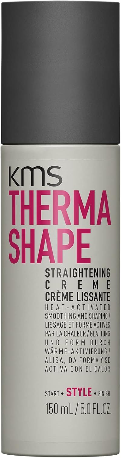 KMS ThermaShape Straightening Creme 150ml All Hair Types Heat Protection 230°C
