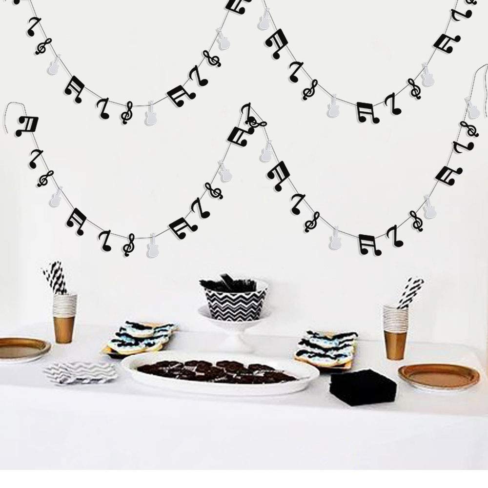 Music Note Garland G Clef Garland Music Party Banner Music Theme