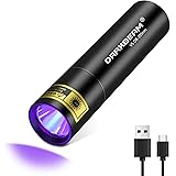 DARKBEAM Flashlight UV Black Light 395 NM, Mini but Powerful USB- C LED Rechargeable Woods Lamp, Ultraviolet Flashlights for 