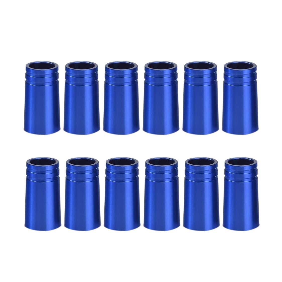 ZDSFSD 12Pcs/Pack Golf Ferrules .370 Aluminum 25mm for Irons Shafts Golf Club Accessories