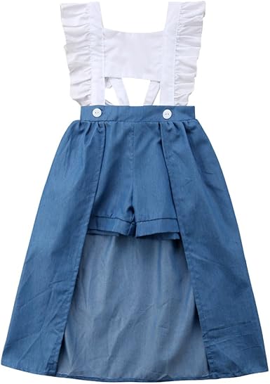 girls romper maxi dress