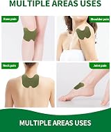 MYMULIKE 100Pcs Pain Relief Patch for Knee Wormwood Herbal Arthritis view 5