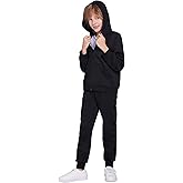 Boyoo Boys' 2 Piece Athletic Tracksuit Jogging Sets Outfit Sweatsuit Zip Up Hoodie and Active Pants for Kids 5-14 Years