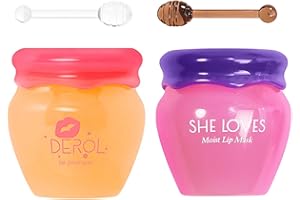 Rosarden Ginger Lip Mask Magical Lip Plumper, Lip Plumping Balm Moisturizing Lip Sleeping Mask, Lip Plumping Lip Enhancer for Fuller Lips By Natural Lip Plumper, Lip Mask Reducing Lip Lines