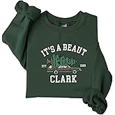 TONGCHEN Colorful Christmas It's a Beaut Clark Sweatshirt Round Neck Sweatshirt
