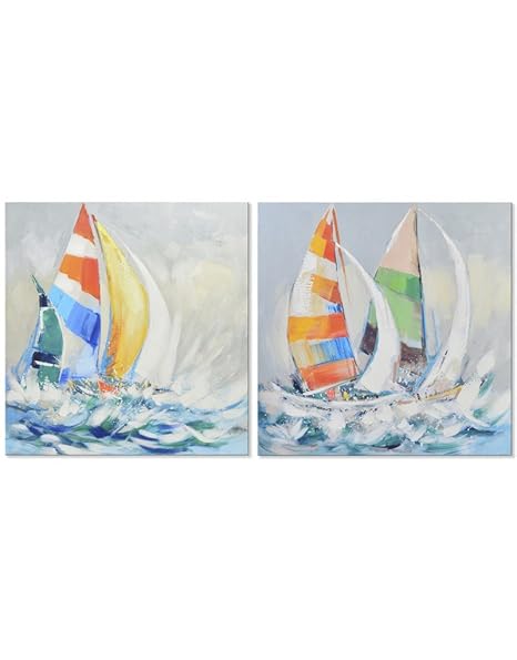 Hogar Y Mas Tabella Decorativi Tela Con Un Disegno Di Una