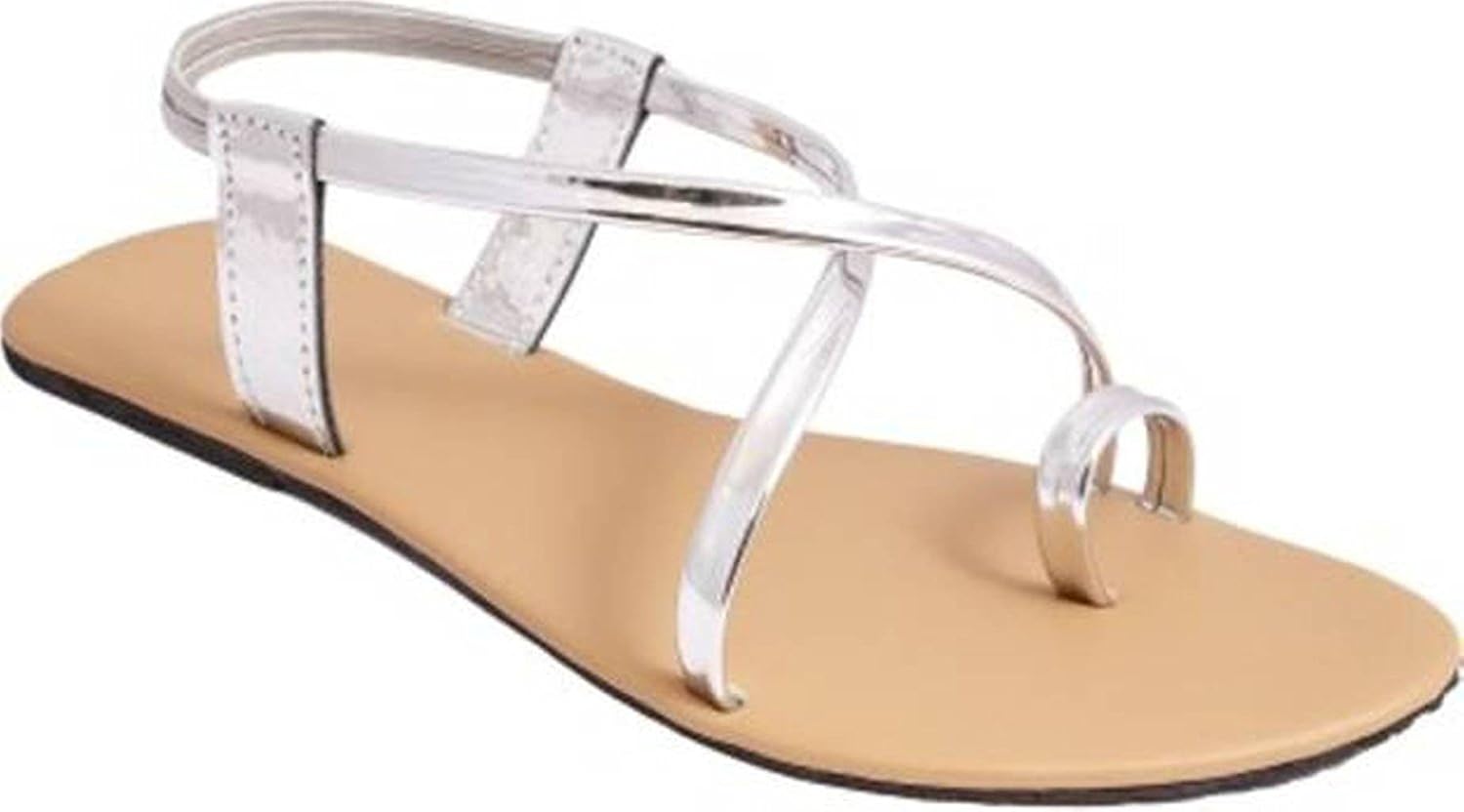 red choice collection women's & girls strap flat sandel combo 4