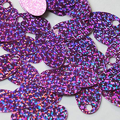 Large Hole Oval Sequin 1.25