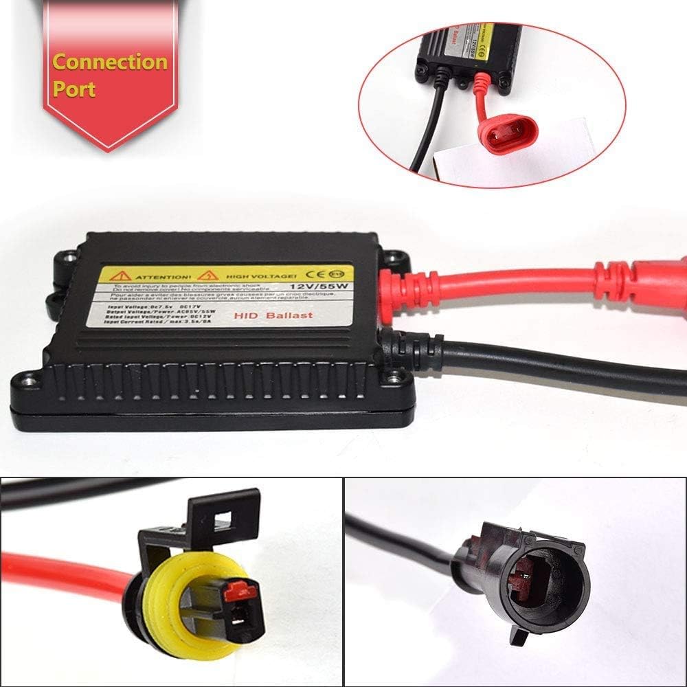 HID Ballast 2PCS Super Slim Xenon Ballast DC 12V HID Ballast for H1 H3