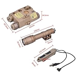 PEQ-15 Red/Green Laser Dot IR Indicator Sight with