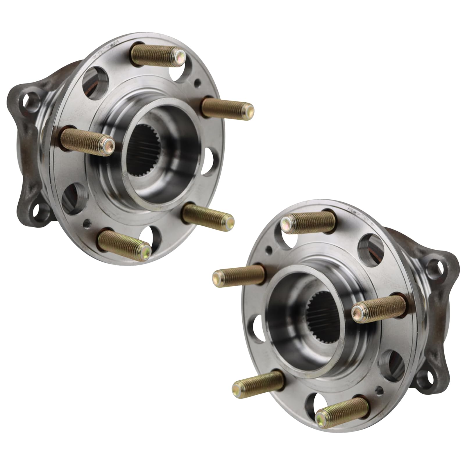 TRQ 2 Piece Wheel Bearing & Hub Assembly Set