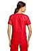 WonderWink Women's Peek-A-Boo Top, Red, Medium