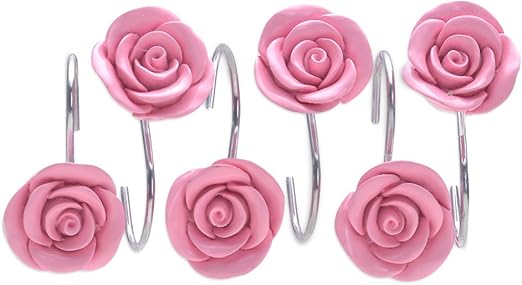 Amazon Com Agptek Shower Curtain Hooks 12pcs Anti Rust