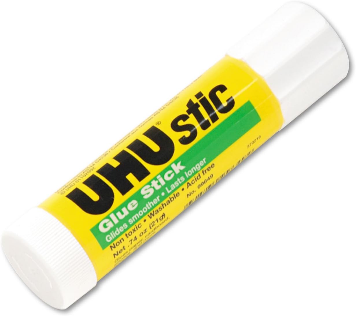 UHU 99649 UHU Stic Permanent Clear Application Glue Stick .74 oz
