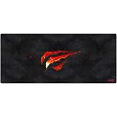 Havit Mouse Pad Grande 70 X 30 Cm Gamer, Hv-MP861, Movimento Suave e Preciso, Costurado, Preto