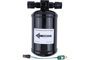 LINLINS 61-6630 AC Receiver Drier With Switch Compatible with Thermo King Tripac Apu Evolution 616630 8033115