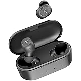SoundPEATS True Wireless Earbuds 5.0 Bluetooth Headphones in-Ear Stereo Wireless Earphones with Microphone Binaural Calls, One-Step Pairing, Total 35 Hours, Upgraded TrueFree Plus