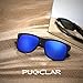 PUKCLAR Mens Polarized Sunglasses Black Sunglasses Womens Ultra Light pk1004