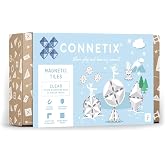 CONNETIX Magnetic Tiles Clear Shape Expansion Pack, 24 Pieces