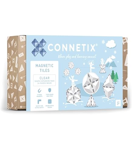 Amazon.com: CONNETIX Clear Rectangle Pack, 12 Pieces : Toys & Games