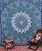 Labhanshi Kayso Kaleidoscopic Star Tapestry Intricate Floral Design Indian Bedspread