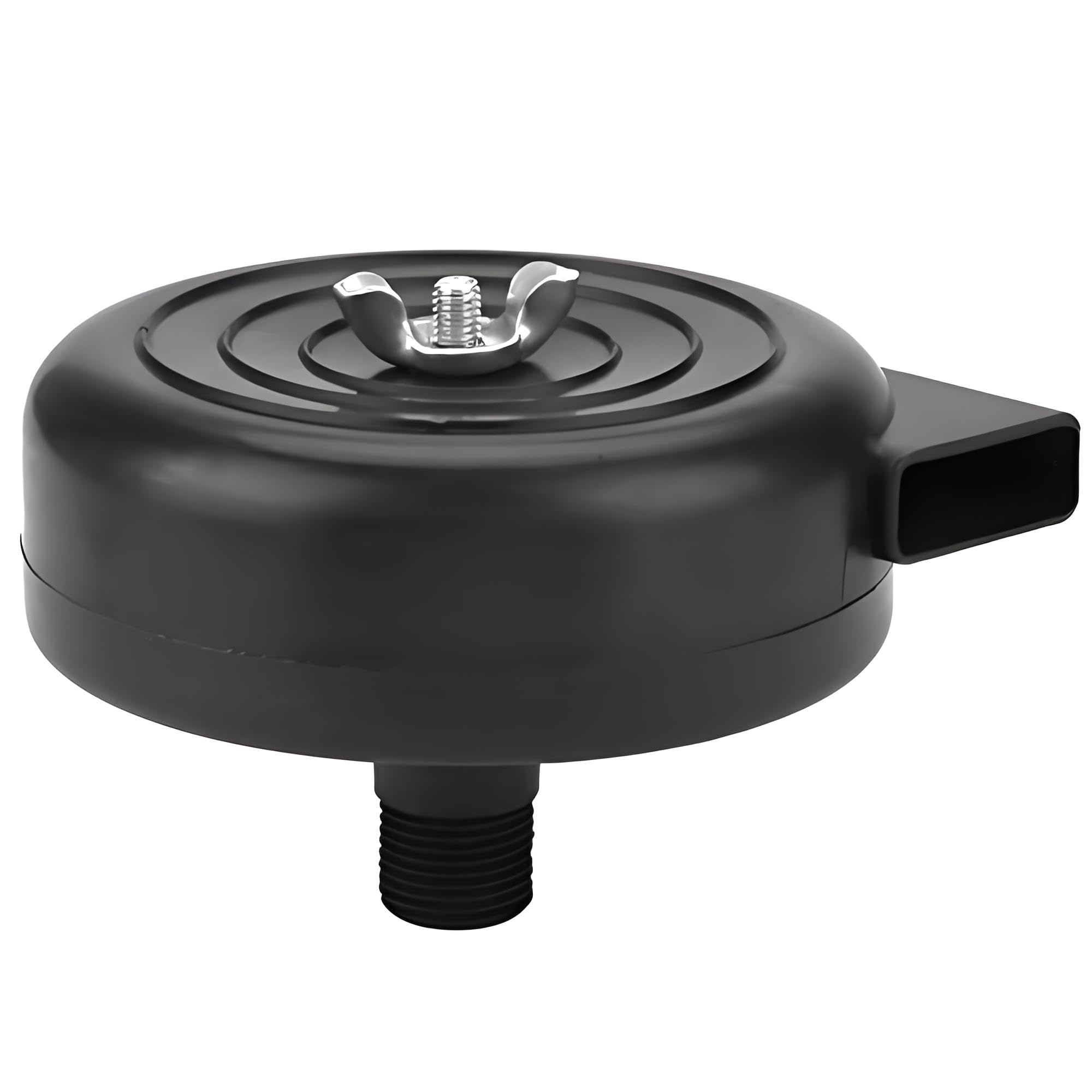 Air Compressor Silencer Filter 3/8PT Metal Air Compressor Intake Filter Sound Muffler Male Thread for Piston Compressor 16mm