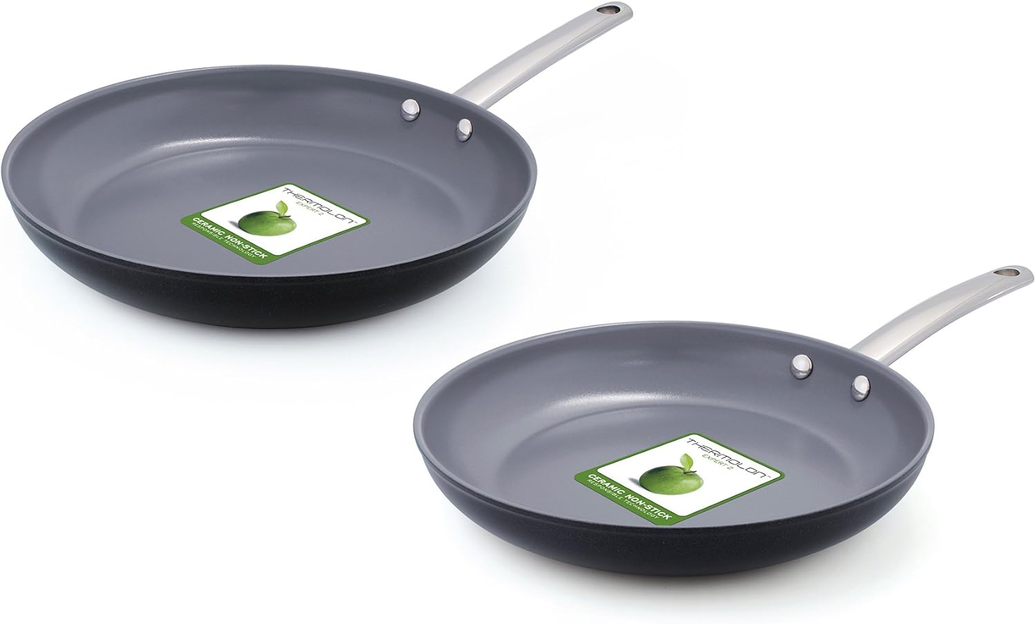 Greenpan Bonn Induction Ceramic Non Stick Frying Pan Set 26 cm and 30 cm, 24 Amazon.co.uk