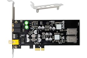 Digital Interfaces Sound Card 24Bit 48kHz SPDIF Output Compatible for Fiber Optics Amplifiers and Decoders Opticals Coaxial D