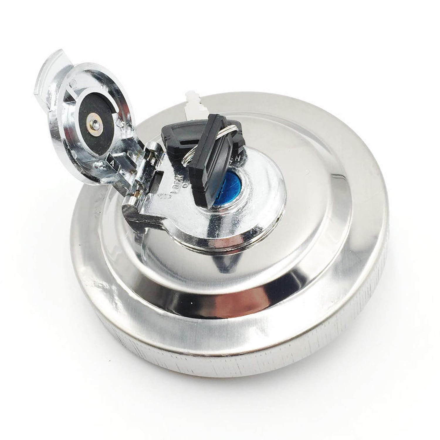 Fuel Tank Gas Cap Black Keenso Reservoir Cap Motorcycle Tank Cover for Harley Dyna Touring Softail