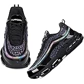 Steel Toe Shoes for Men, Lightweight Breathable Indestructible Work Shoes, Puncture Proof Comfortable Steel Toe Sneakers Non Slip Safety Shoes for Women