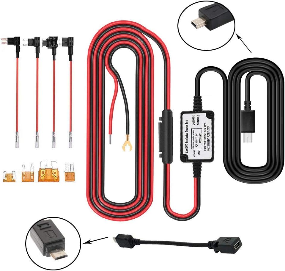 Dash Cam Hardwire Kit,INRIGOROUS Mini USB Amazon.co.uk Electronics