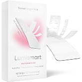 Something Nice Lumismart Whitening Strips - Dentist-Designed, Enamel Safe, up to 42 Treatments with Smart Adjust - Teeth Whitening Strips in Watermelon for Sensitive Teeth