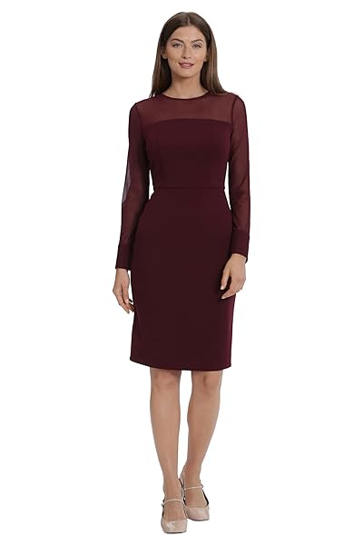 MAGGY LONDON WOMEN’S DRESSES ILLUSION DRESS OCCASION EVENT...