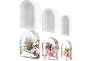 KISREL Large Resin Molds, Arch Silicone Mold for Epoxy Resin, Large Mold for Flower Preservation, Deep Pour Molds for Furniture Decoration, DIY Wedding Bouquets Preservation, Valentine's Day Gifts